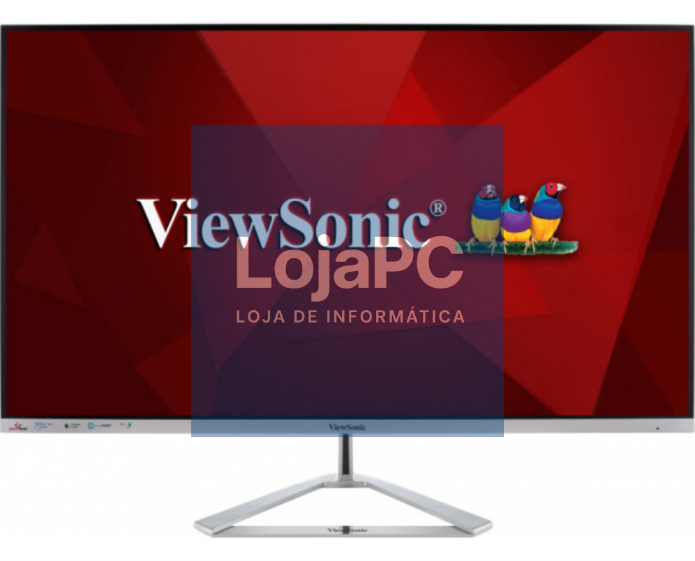 Viewsonic VX Series VX3276-MHD-3 ecrã para PC 81,3 cm (32") 1920 x 1080 Pixeles Full HD LED Prateado