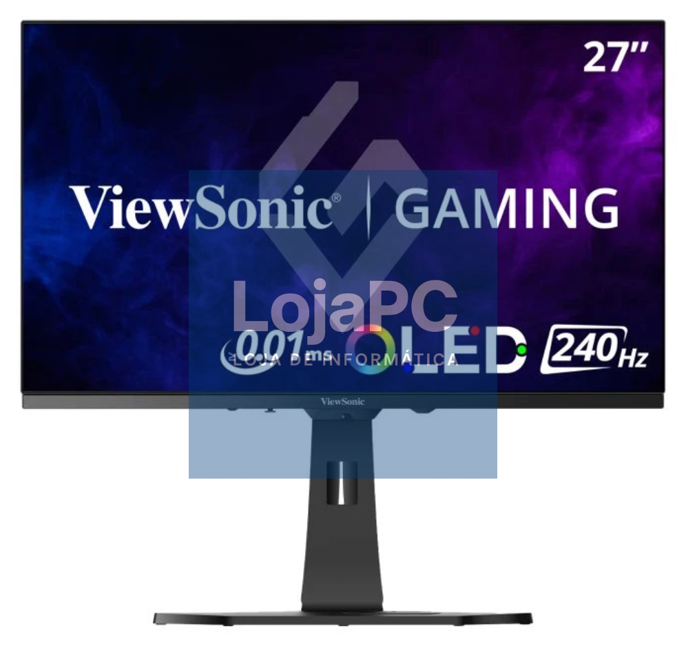 Viewsonic XG272-2K-OLED ecrã para PC 68,6 cm (27") 2560 x 1440 Pixeles Quad HD Preto, Branco