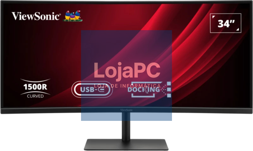 Viewsonic VG3419C-2 ecrã para PC 86,4 cm (34") 3440 x 1440 Pixeles UltraWide Quad HD LED Preto