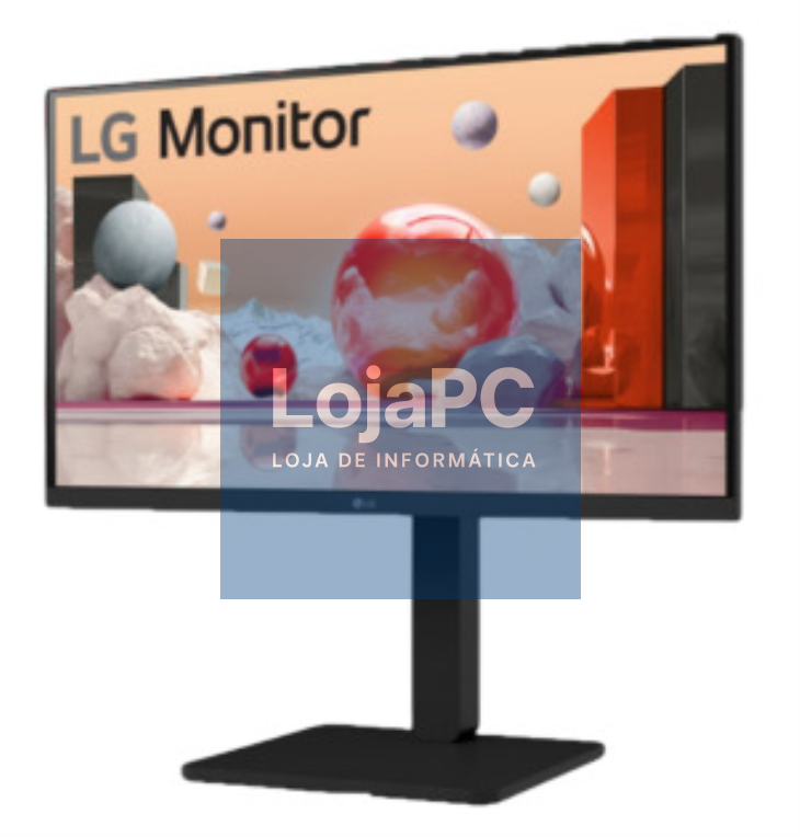 LG 24BA560-T ecrã para PC 60,5 cm (23.8") 1920 x 1080 Pixeles Full HD LED Preto