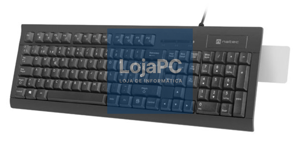 NATEC NKL-2052 teclado Escritório USB QWERTY Espanhol Preto