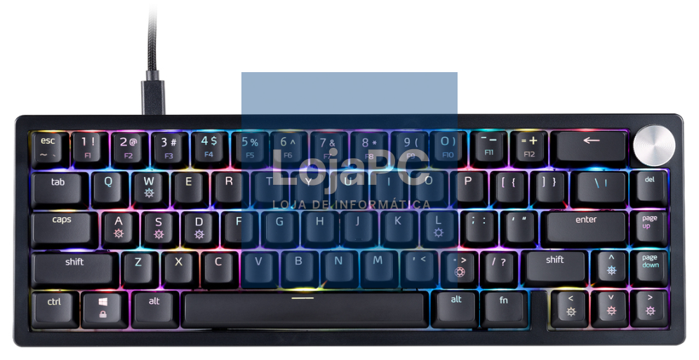 XPG SORCERER MINI teclado Jogo USB QWERTY Inglés Preto