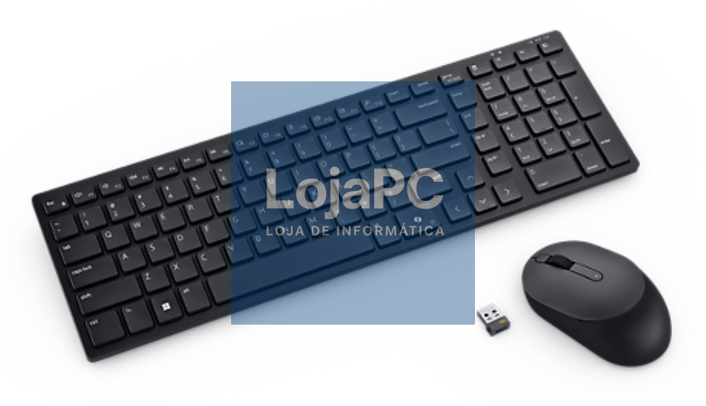 DELL Teclado e rato silenciosos y compactos Pro - KM555 - espanhol (QWERTY)