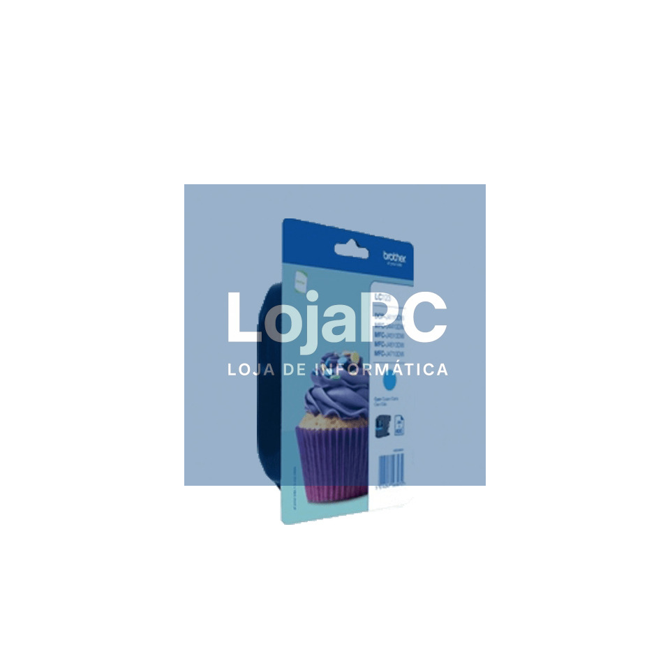 Tinteiro BROTHER LC123CBP Ciano - MFC-J4410DW/4510DW/4610DW