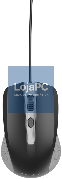 Gembird MUS-4B-01 rato Escritório Ambidextro USB tipo A Óptico 1200 DPI