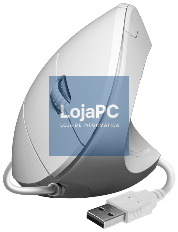 SUBBLIM Rato GLIDE VERTICAL ERGO WIRED MOUSE WHITE