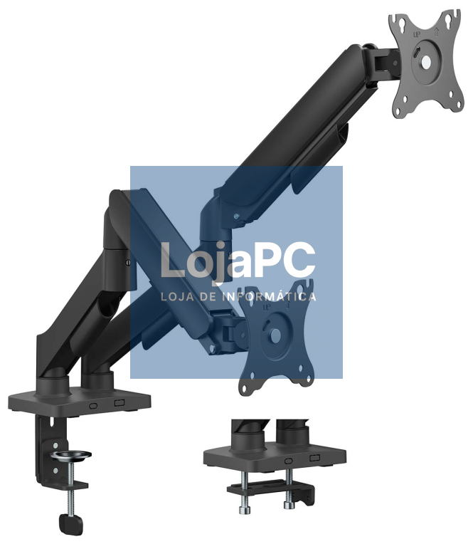 AISENS DT32TSR-357 suporte para monitor 81,3 cm (32") Secretária