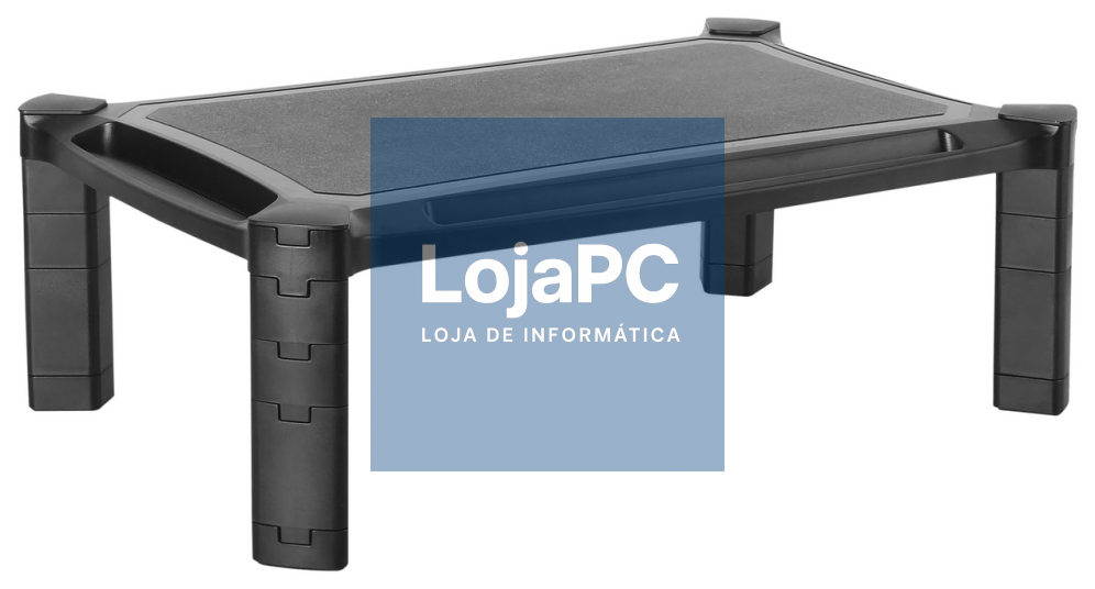 AISENS Suporte Elevador XL para Monitor/Portátil, Preto