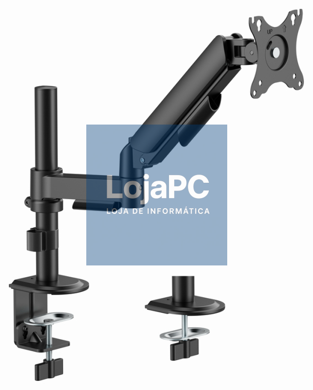 Gembird MA-DA1P-02 suporte para monitor 81,3 cm (32") Secretária Preto