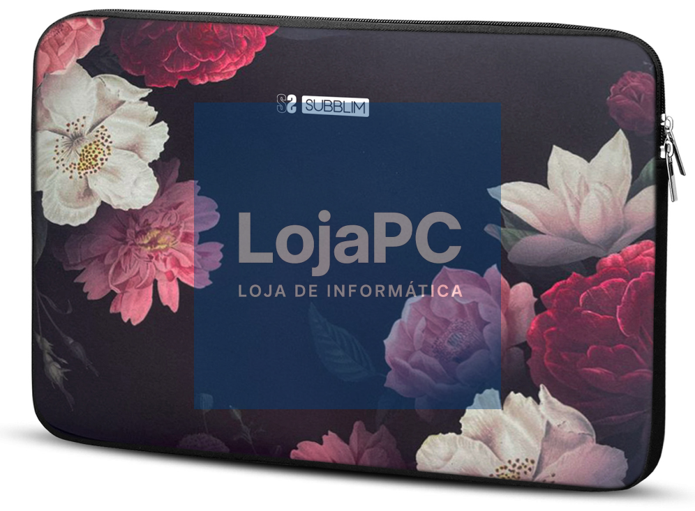 SUBBLIM Capa Computador Neopreno Trendy Sleeve Neo Flowers 15,6"