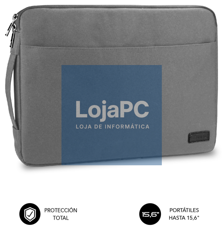 SUBBLIM Capa Computador Urban Laptop Sleeve 15,6" Grey