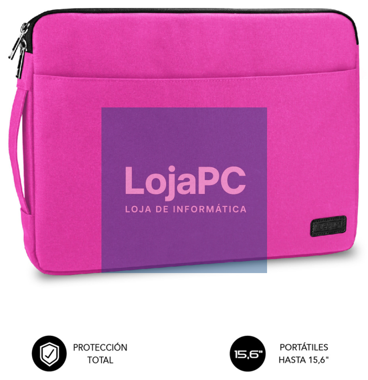 SUBBLIM Capa Computador Urban Laptop Sleeve 15,6" Pink