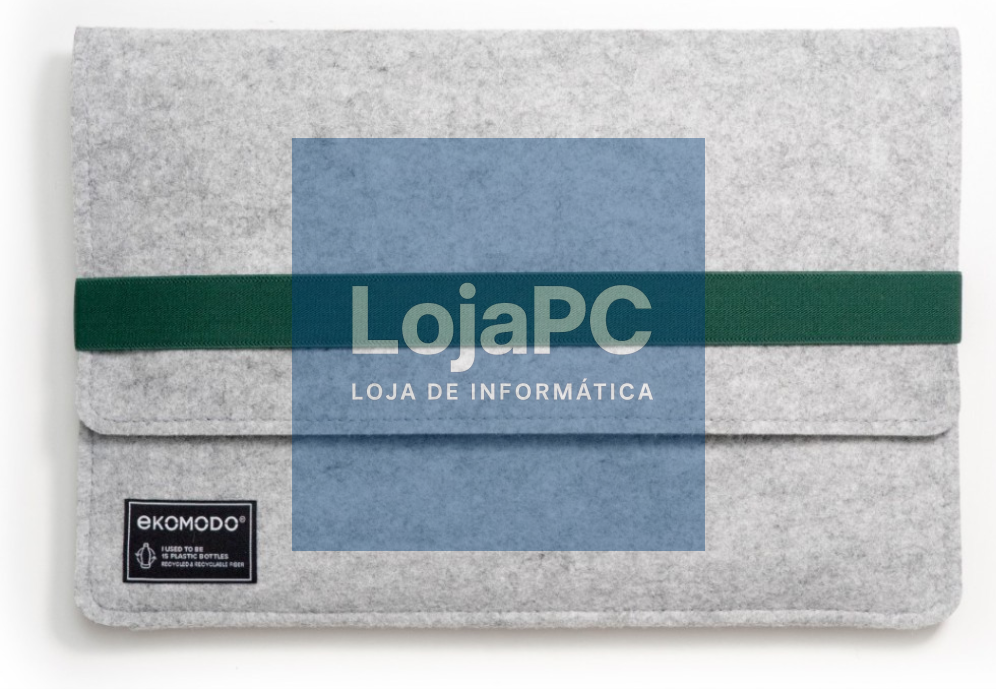 EKOMODO HR-004 malas para portátil 33 cm (13") Capa Verde, Cinzento