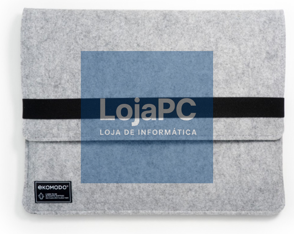 EKOMODO HR-013 malas para portátil 38,1 cm (15") Capa Preto, Cinzento