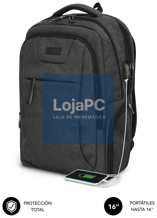SUBBLIM Mochila computador Professional Air Padding Backpack 16"