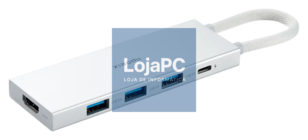 Xiaomi XMDS05YM base para portátil y replicador de portas Alámbrico USB 3.2 Gen 1 (3.1 Gen 1) Type-A + Type-C Branco