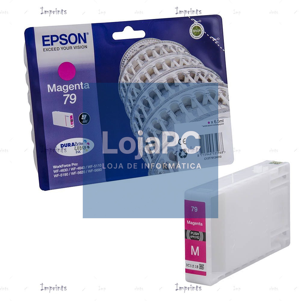 Tinteiro EPSON T79 Magenta L - WorkForce Pro WF-46xx/51xx/56xx