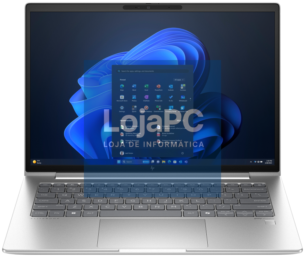 HP EliteBook 645 G11 AMD Ryzen™ 7 PRO 7735U Portátil 35,6 cm (14") WUXGA 16 GB DDR5-SDRAM 512 GB SSD Wi-Fi 6E (802.11ax) Windows 11 Pro Prateado