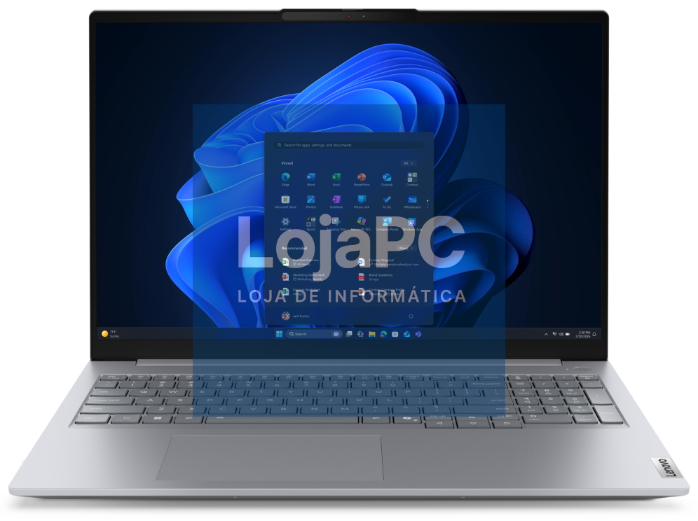 Lenovo ThinkBook 16 G9 AHP AMD Ryzen™ 5 220 Portátil 40,6 cm (16") WUXGA 16 GB DDR5-SDRAM 512 GB SSD Wi-Fi 7 (802.11be) Windows 11 Pro Cinzento Espanhol