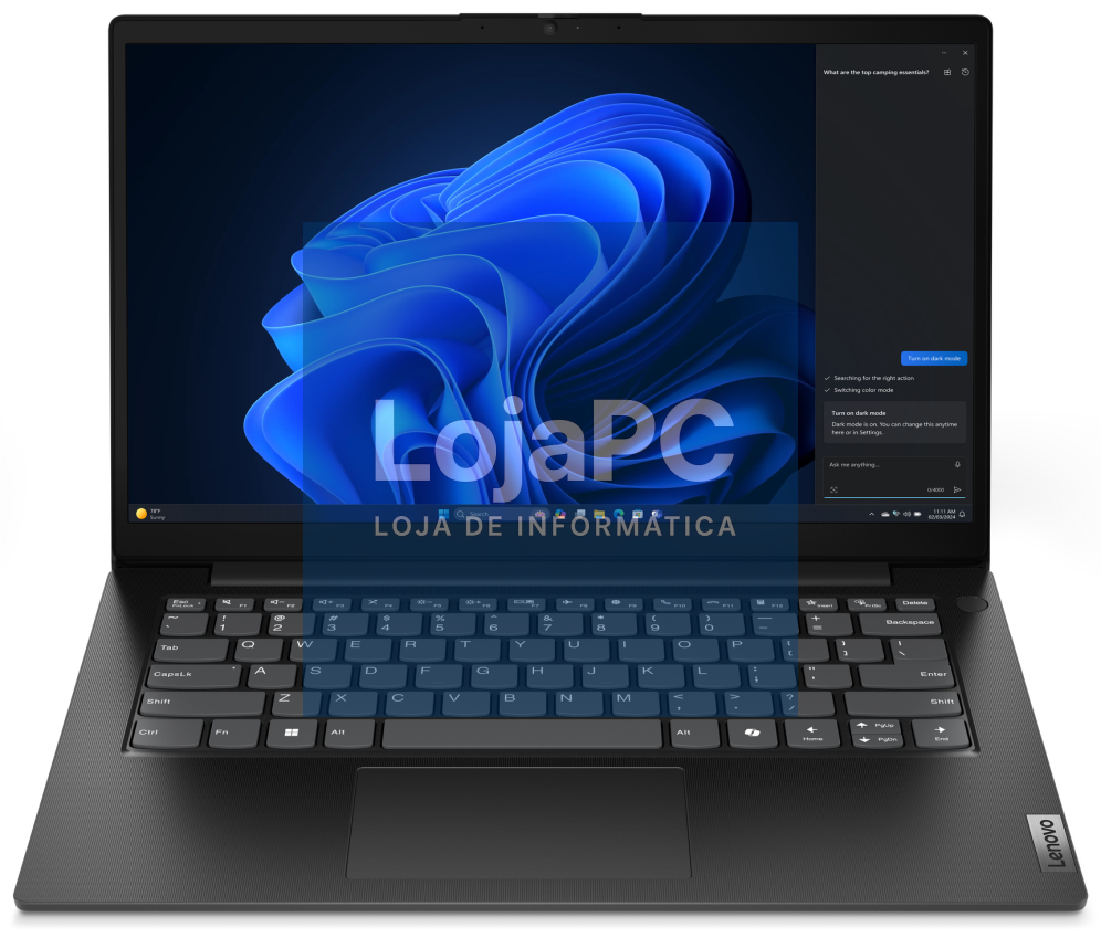 Lenovo V14 G5 IRL Intel® Core™ i7 i7-13620H Portátil 35,6 cm (14") Full HD 16 GB DDR5-SDRAM 512 GB SSD Wi-Fi 6 (802.11ax) Windows 11 Home Espanhol Preto