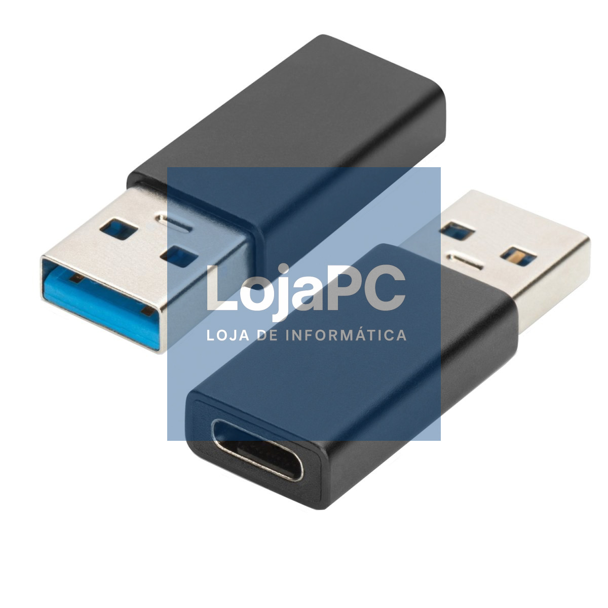 EWENT Adaptador USB 3.2, USB A 3.0 para USB C, aluminio