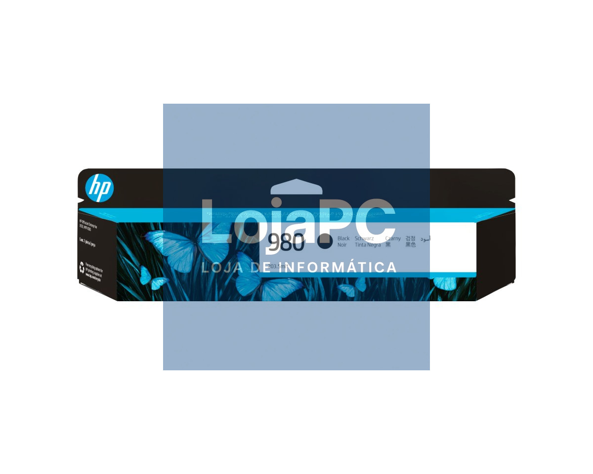 HP 980A original Ink cartridge D8J10A black standard capacity 203.5ml 10.000 pages 1-pack Office jet Enterprise