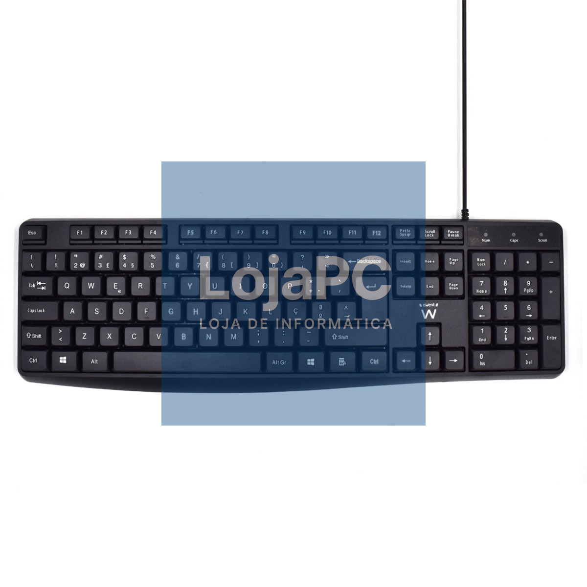EWENT Teclado Professional USB com teclas silenciosas
