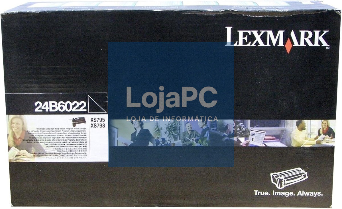 LEXMARK XS795 XS798 toner cartridge black standard capacity 1-pack return program