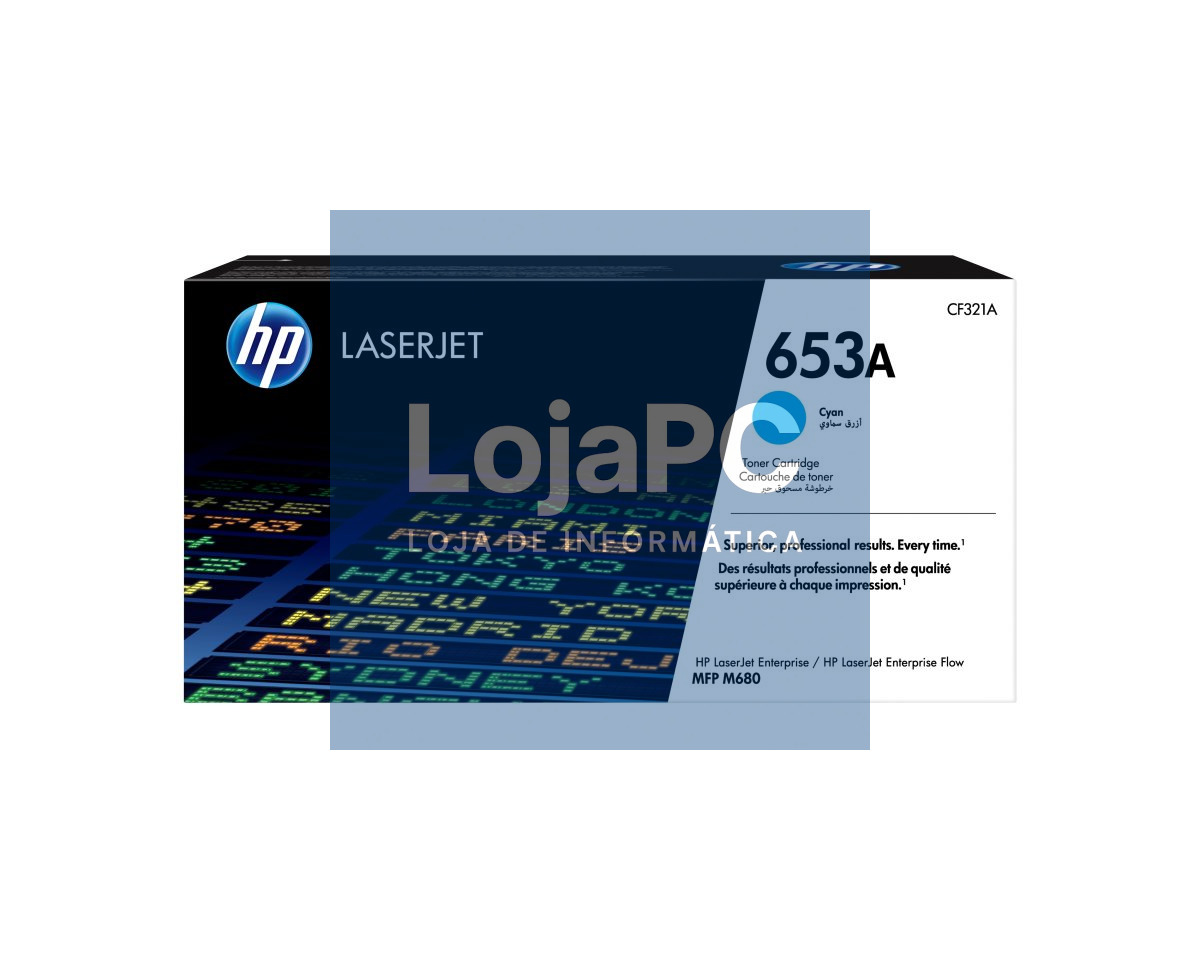 HP 653A original Toner cartridge CF321A cyan standard capacity 16.500 pages 1-pack