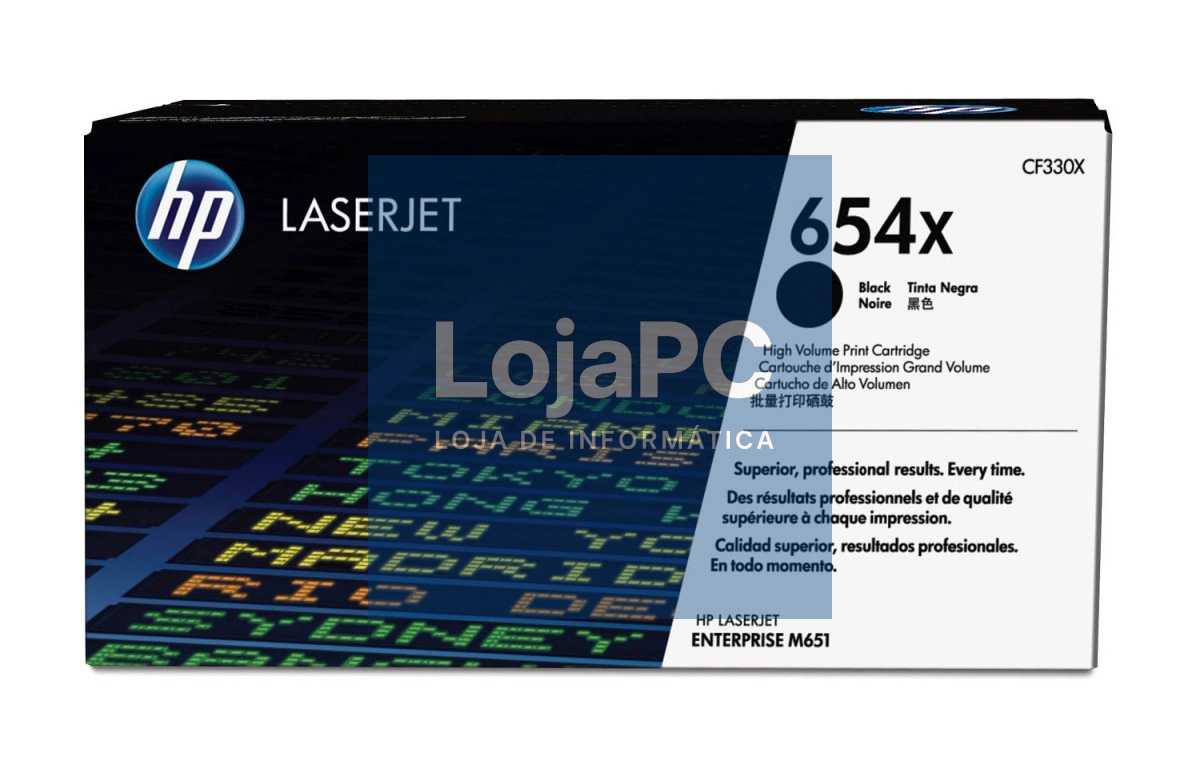 HP 654X original Toner cartridge CF330X black high capacity 20.500 pages 1-pack