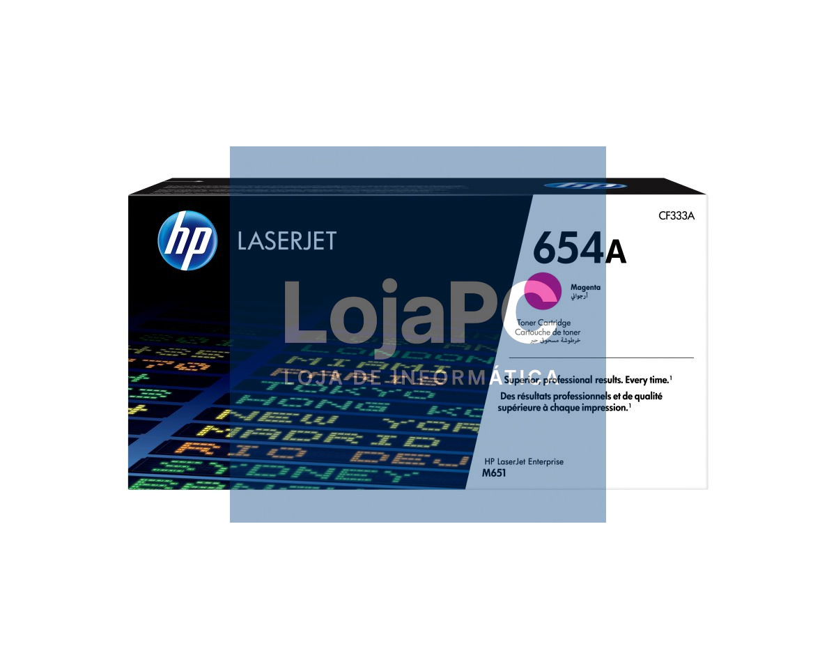 HP 654A original Toner cartridge CF333A magenta standard capacity 15.000 pages 1-pack