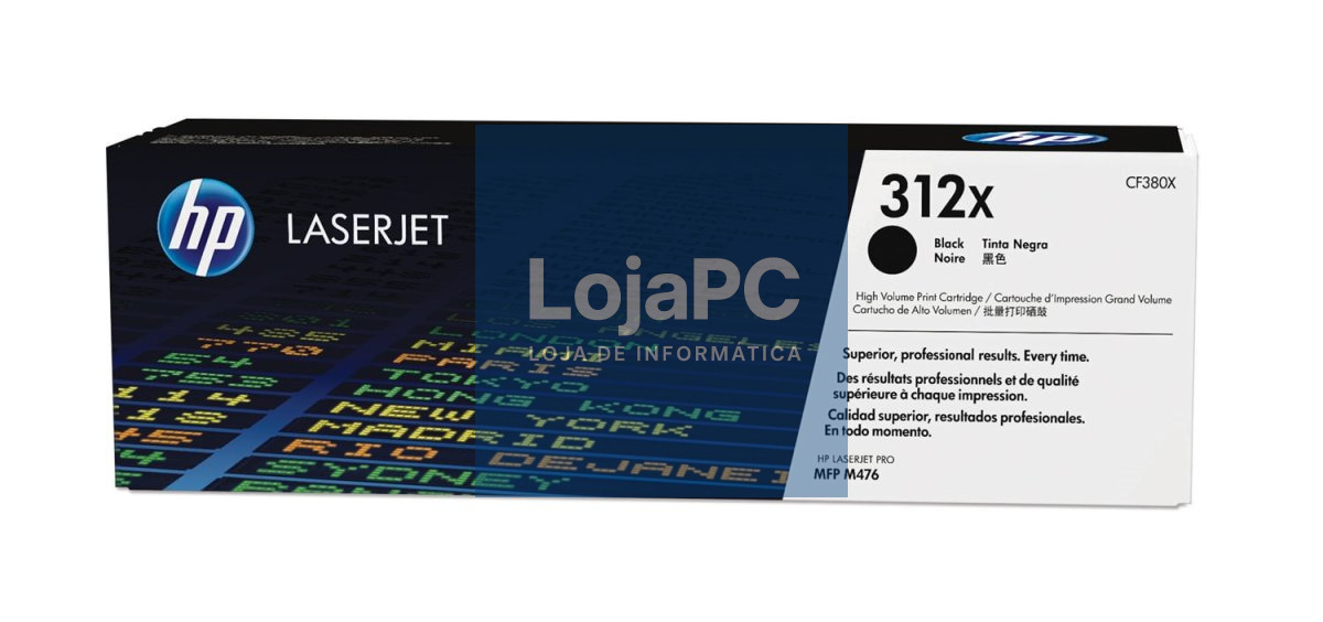 HP 312X original Toner cartridge CF380X black high capacity 4.400 pages 1-pack