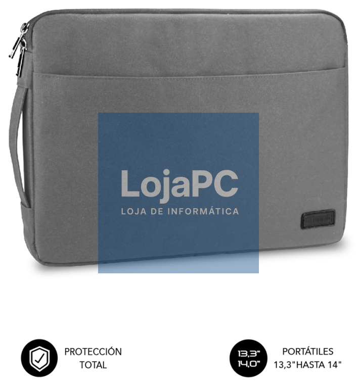 SUBBLIM Capa Computador Urban Laptop Sleeve 13,3-14" Grey