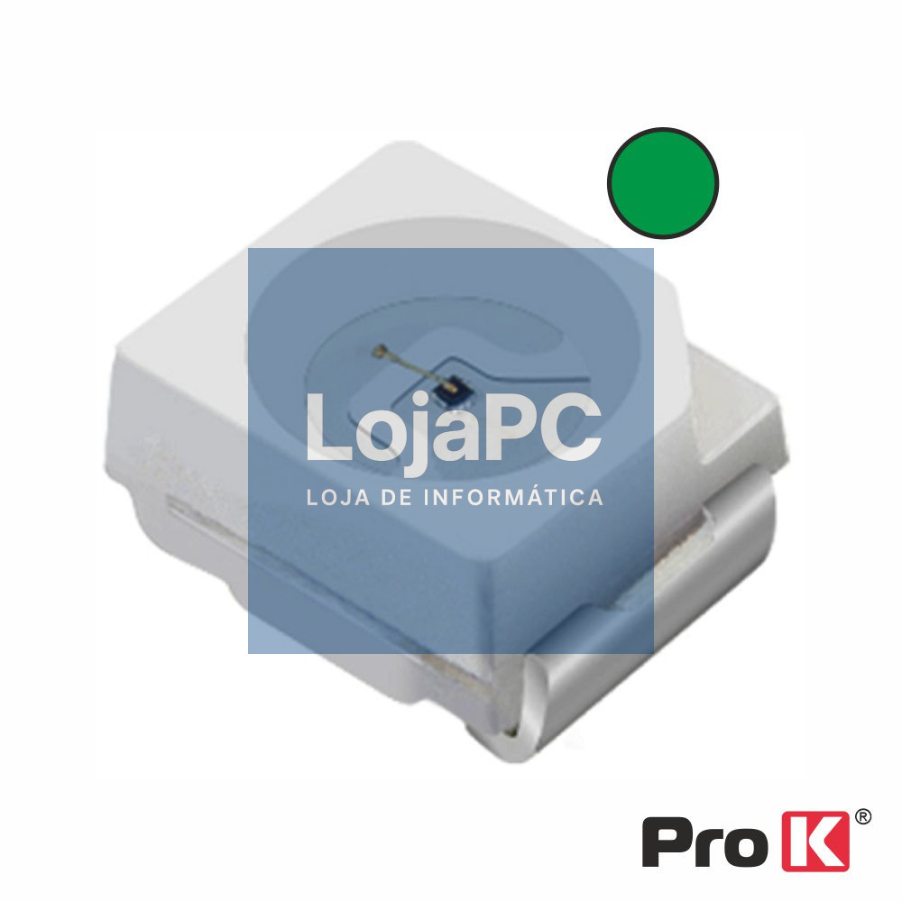 LED SMD 3528 Verde PROK