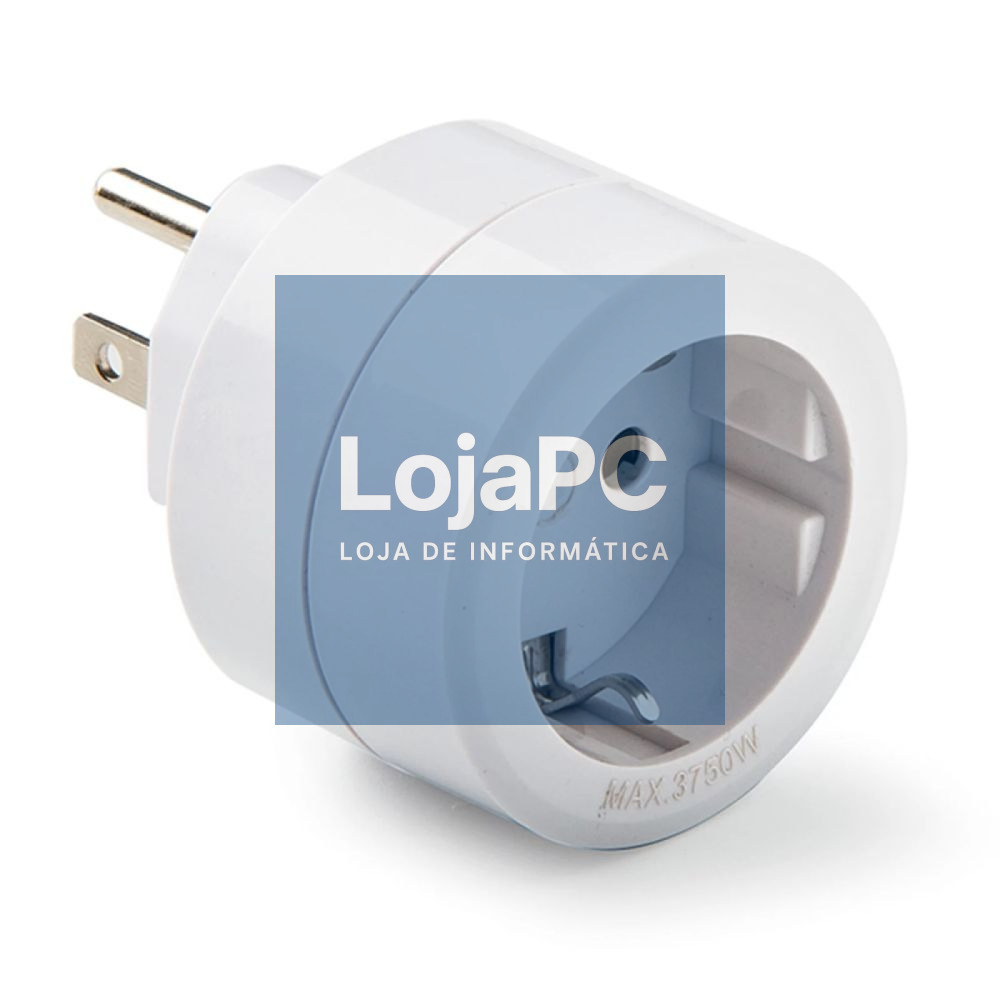 Ficha Adaptadora Viagem Americana / Schuko 15A