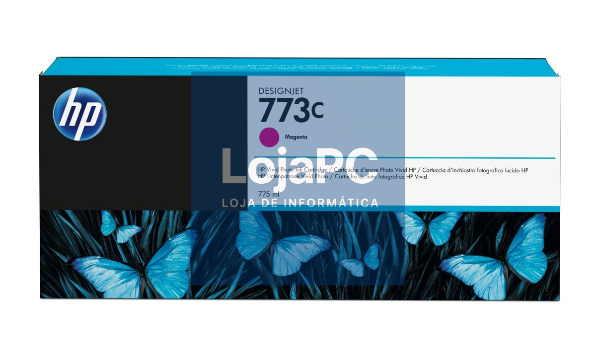 HP 773C original ink cartridge magenta standard capacity 775ml 1-pack