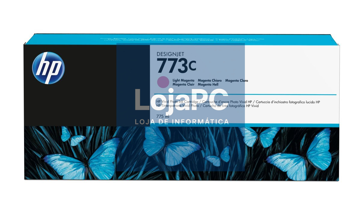 HP 773C original ink cartridge light magenta standard capacity 775ml 1-pack