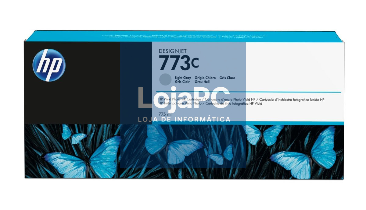 HP 773C original ink cartridge light grey standard capacity 775ml 1-pack