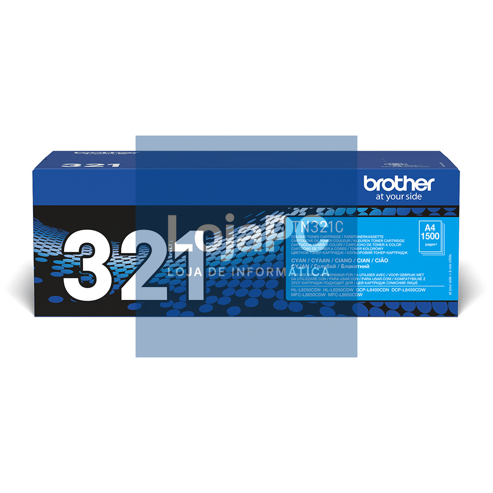 BROTHER TN-321C toner cartridge cyan standard capacity 1.500 pages 1-pack