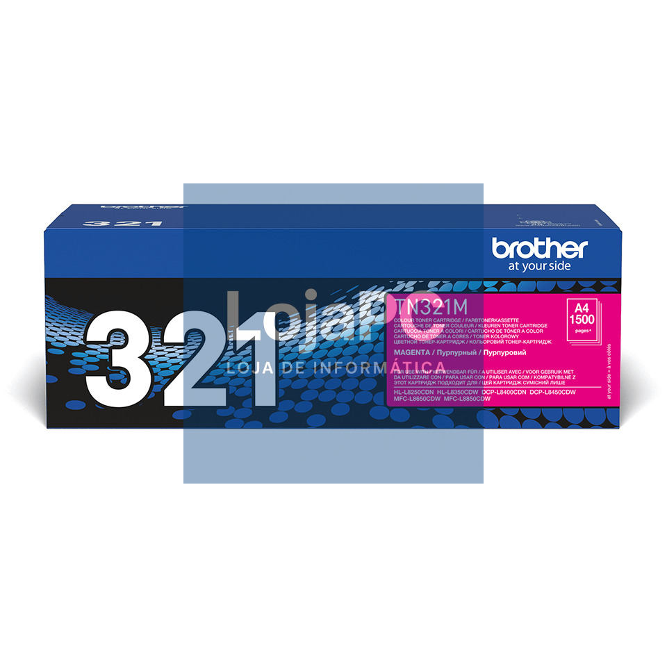 BROTHER TN-321M toner cartridge magenta standard capacity 1.500 pages 1-pack