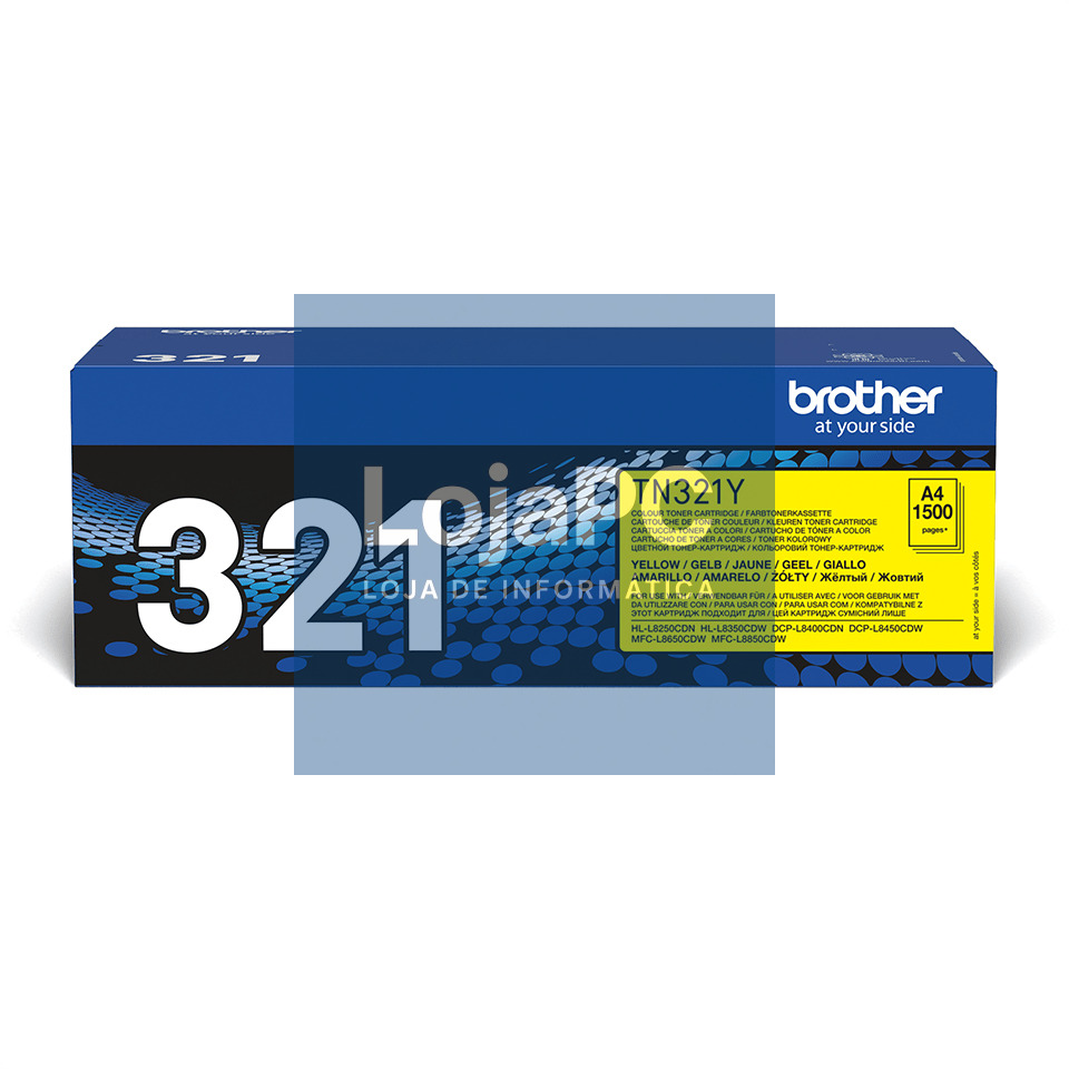 BROTHER TN-321Y toner cartridge yellow standard capacity 1.500 pages 1-pack
