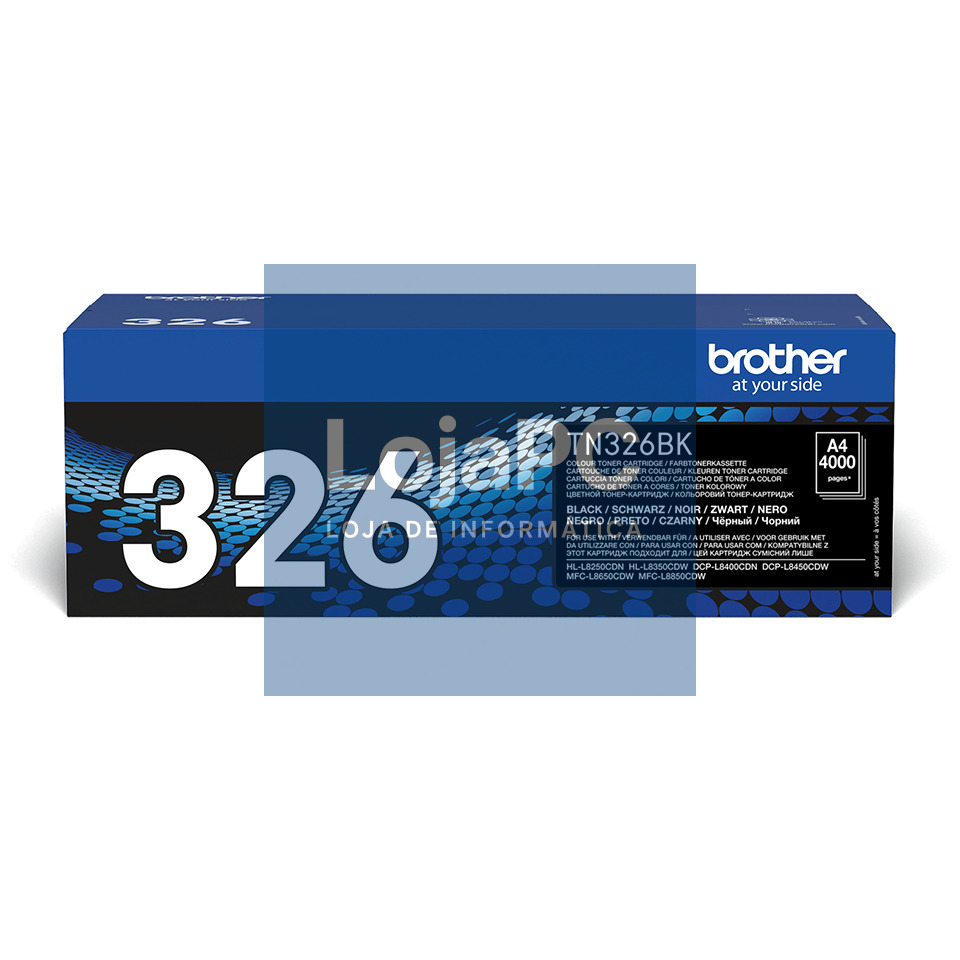 BROTHER TN-326BK toner cartridge black high capacity 4.000 pages 1-pack