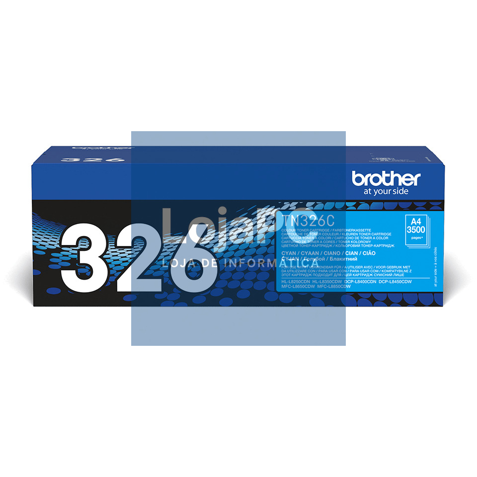 BROTHER TN-326C toner cartridge cyan high capacity 3.500 pages 1-pack