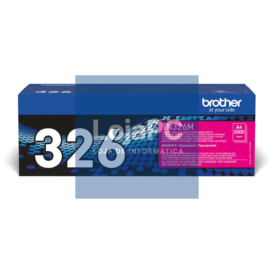 BROTHER TN-326M toner cartridge magenta high capacity 3.500 pages 1-pack