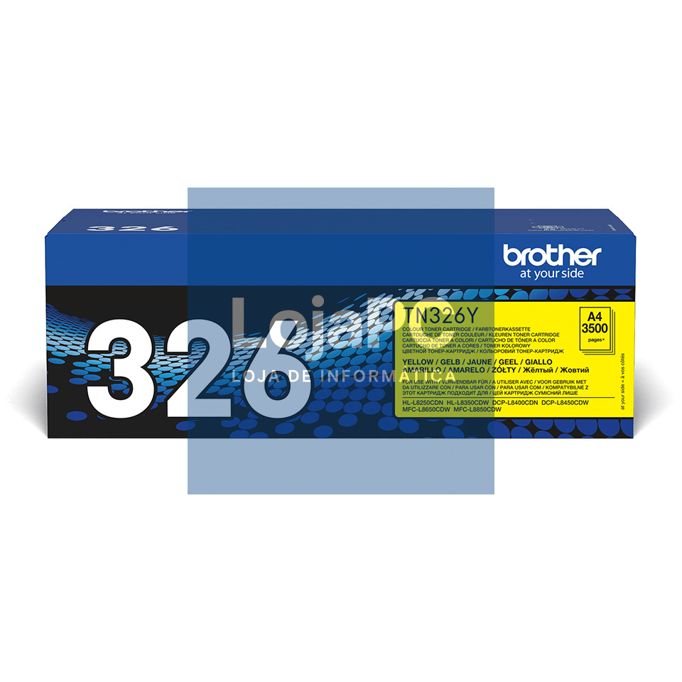 BROTHER TN-326Y toner cartridge yellow high capacity 3.500 pages 1-pack
