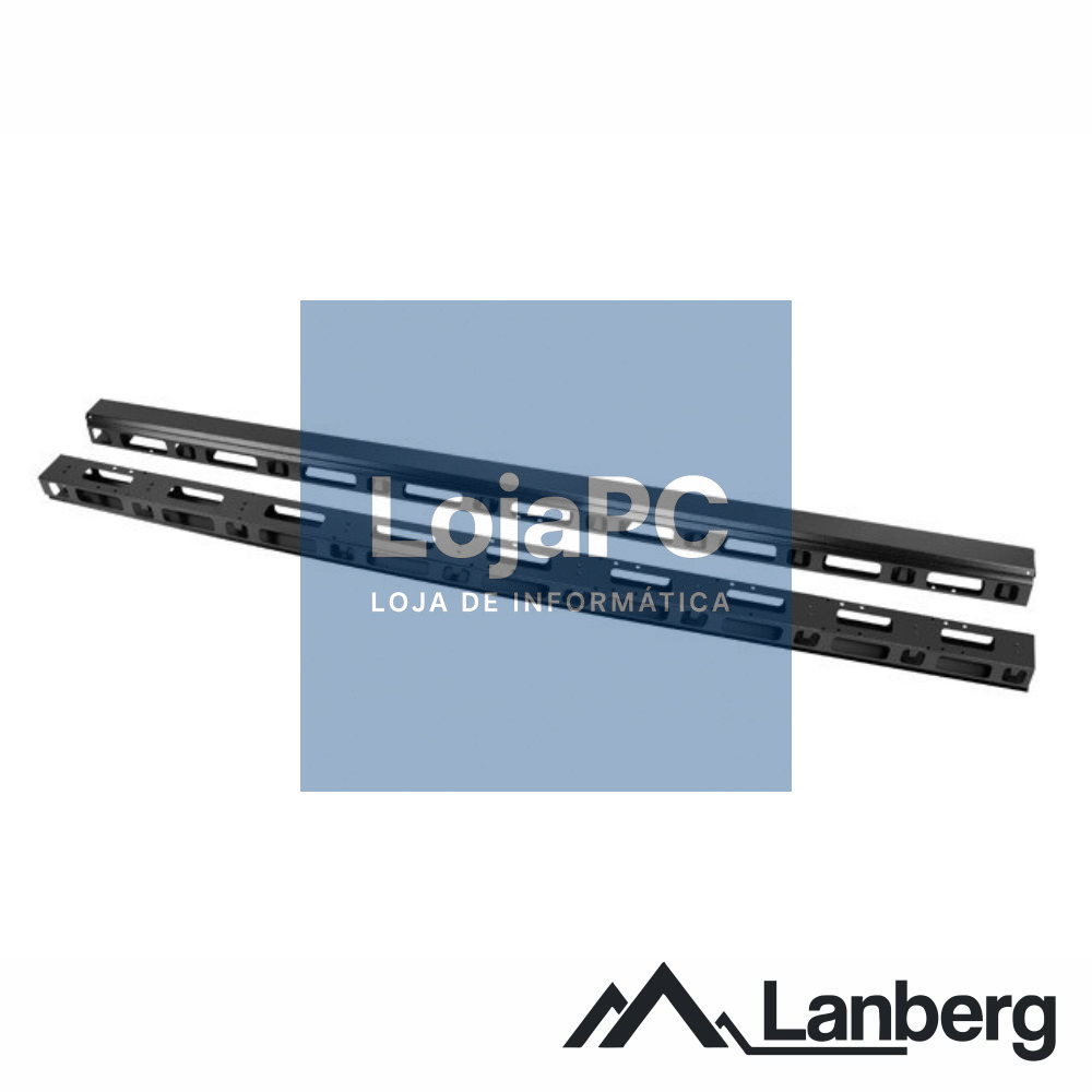 Kit 2 Organizadores Cabos Verticais 47U FF01/FF02 LANBERG