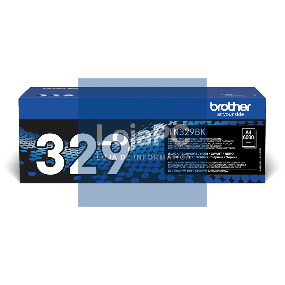 BROTHER TN-329BK toner cartridge black extra high capacity 6.000 pages 1-pack