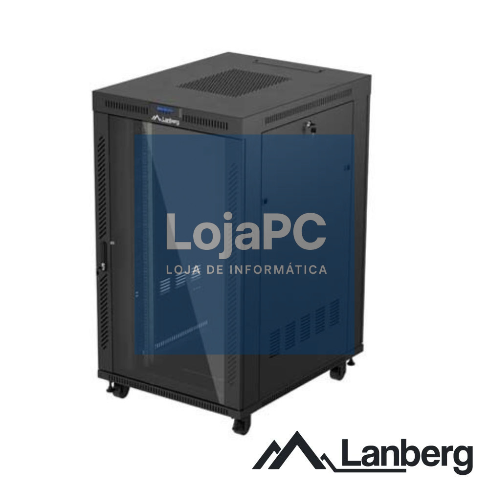 Bastidor de Chão 19" 27U 800x1000mm LCD 1200kg LANBERG