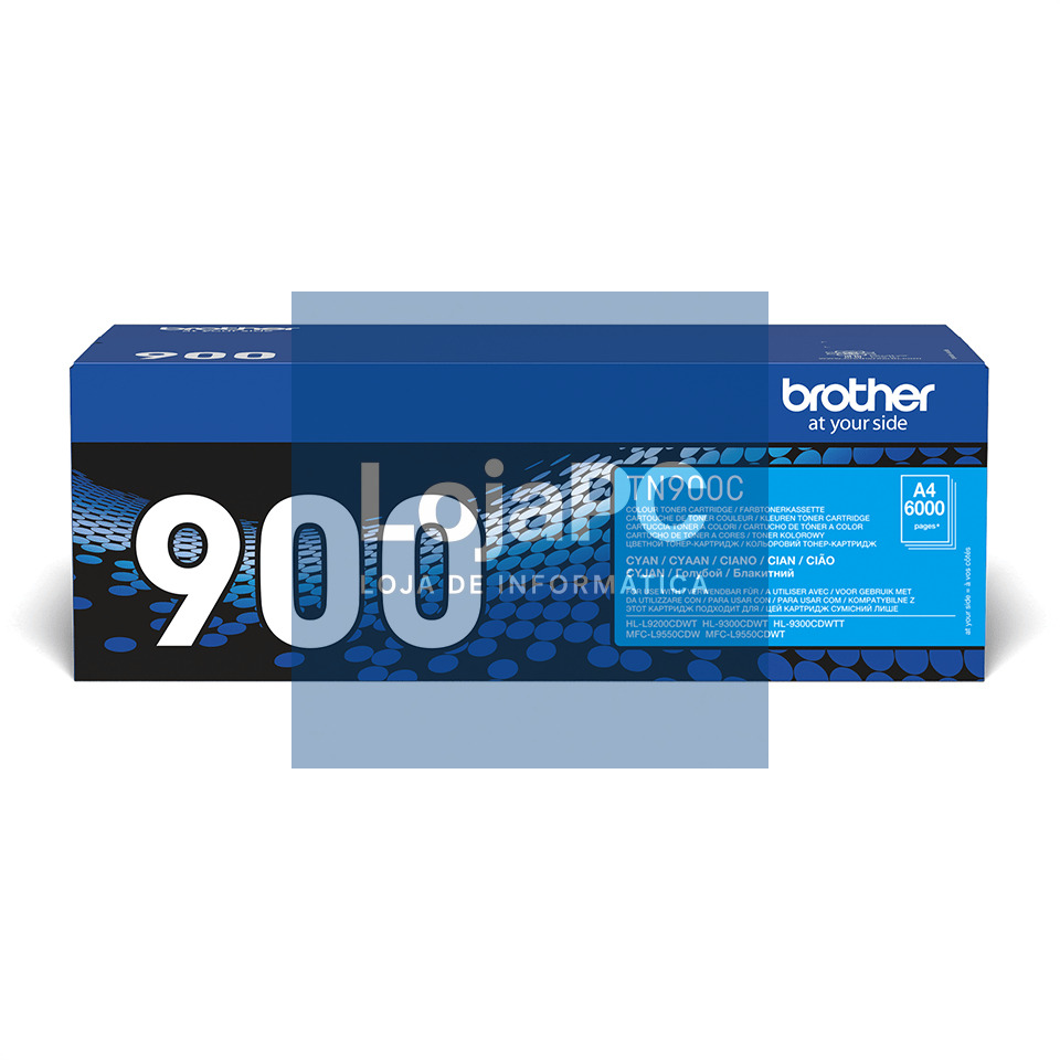 BROTHER TN-900C toner cartridge cyan extra high capacity 6.000 pages 1-pack