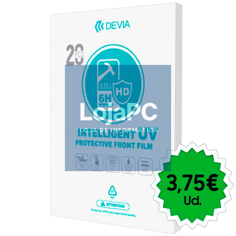 Protector Hidrogel Devia UV 6H (Pack 20 Unidades)